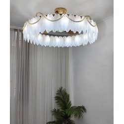Atmospheric living room fan lamp, wind emitting ceiling lamp ,luxury ceiling fan lamp with light for bed, hotel lobby fan lamp