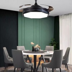 Nordic ceiling fan, restaurant simple living room fan chandelier, fan light for bedroom