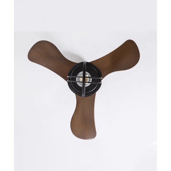 American industrial small ceiling fan lamp, home fan lamp for restaurant living room
