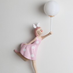 Creative cartoon bedroom wall lamp Bedside LED lamp for childrens room