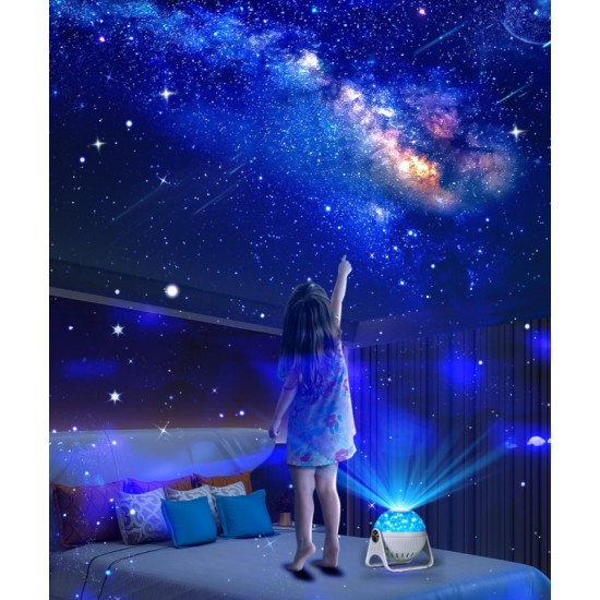 Night light with sky projection for the room, Starry Sky Projector Lamp Children Toys Starry Sky Romantic Atmosphere Galaxy Ceiling 