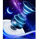 Night light with sky projection for the room, Starry Sky Projector Lamp Children Toys Starry Sky Romantic Atmosphere Galaxy Ceiling 