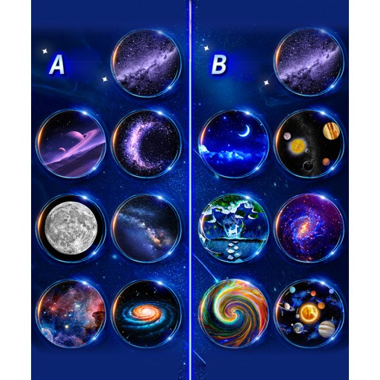 Night light with sky projection for the room, Starry Sky Projector Lamp Children Toys Starry Sky Romantic Atmosphere Galaxy Ceiling 