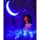 Night light with sky projection for the room, Starry Sky Projector Lamp Children Toys Starry Sky Romantic Atmosphere Galaxy Ceiling 