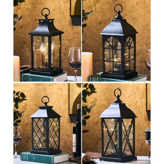 Decorative table lamp for living room in retro style, decorative lamp ornament for bedroom, simple home decor