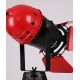 American style retro solid wood floor lamp, Living room floor lamp with LED remote control