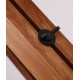 American style retro solid wood floor lamp, Living room floor lamp with LED remote control