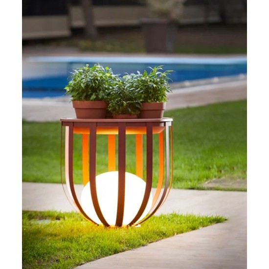 Outdoor waterproof lamp Garden floor lamp flower stand