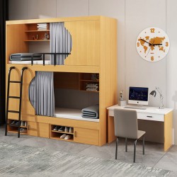 Multifunctional bed, space-saving bed, adult student dormitory and children's bed
