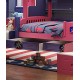 All solid wood bunk bed, two-story children's bed, upper and lower bunk wooden bed, high and low childrens bus bed