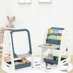 Children's drawing board, small magnetic writing board, double-sided writing board with stand