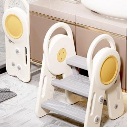 Children's stool,  foldable kids ladder stool for hand washing, durable, anti-hazard stool