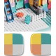 A multi-functional building block table, a large particle building puzzle for kids, is a convenient way to have fun