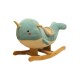 Cartoon character rocking whale toy chair, the perfect kids birthday gift rocking chair