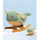 Cartoon character rocking whale toy chair, the perfect kids birthday gift rocking chair