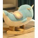 Cartoon character rocking whale toy chair, the perfect kids birthday gift rocking chair