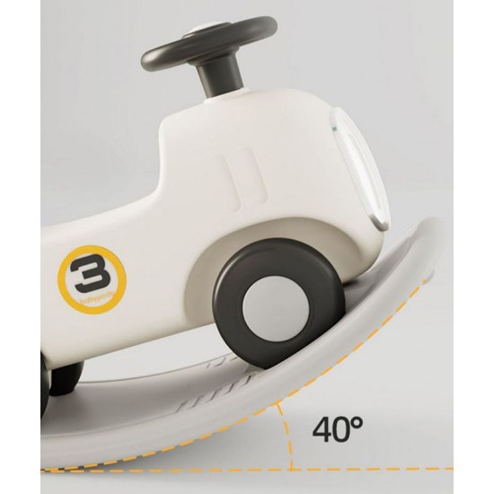 Baby rocking horse, small rocking horse car toy, safe toy car as a birthday gift for babies