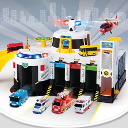 Adventure zone interactive toy car set with animated series characters for boys, various toy bus set that will make children happy