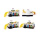 Adventure zone interactive toy car set with animated series characters for boys, various toy bus set that will make children happy