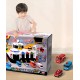 Adventure zone interactive toy car set with animated series characters for boys, various toy bus set that will make children happy