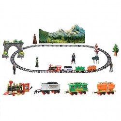 Discover dreamy journeys with the toy train and classic electric train toy set