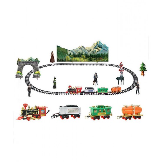 Discover dreamy journeys with the toy train and classic electric train toy set