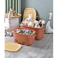 Toy storage basket, plastic toy storage box, large baby toys storage basket, portable box
