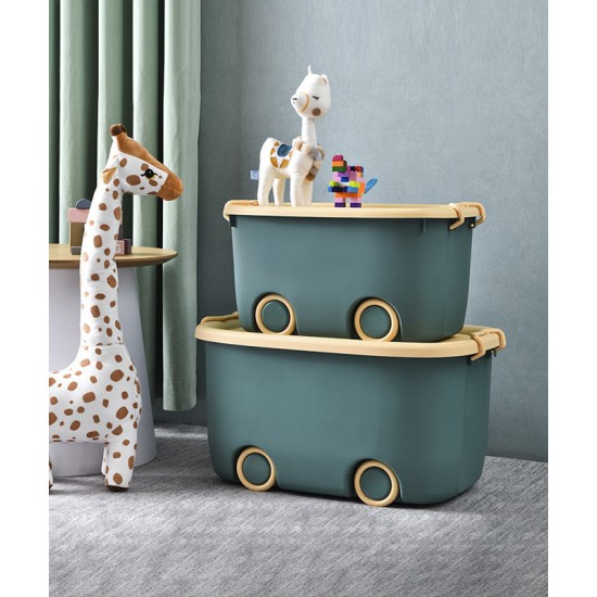 Toy storage basket, plastic toy storage box, large baby toys storage basket, portable box