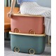 Toy storage basket, plastic toy storage box, large baby toys storage basket, portable box