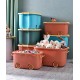 Toy storage basket, plastic toy storage box, large baby toys storage basket, portable box