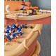 Toy storage basket, plastic toy storage box, large baby toys storage basket, portable box