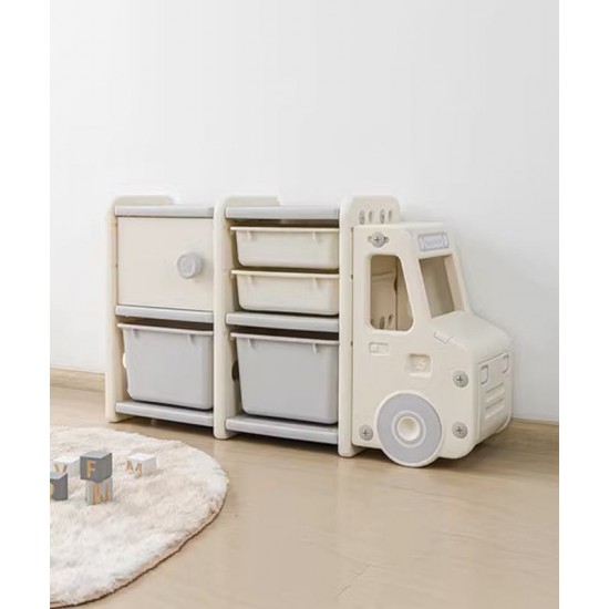 Portable wardrobe, car-shaped wardrobe, children toy storage cabinet, large capacity wardrobe