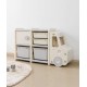 Portable wardrobe, car-shaped wardrobe, children toy storage cabinet, large capacity wardrobe