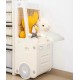 Portable wardrobe, car-shaped wardrobe, children toy storage cabinet, large capacity wardrobe