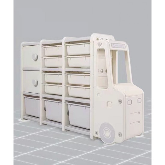 Portable wardrobe, car-shaped wardrobe, children toy storage cabinet, large capacity wardrobe