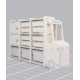 Portable wardrobe, car-shaped wardrobe, children toy storage cabinet, large capacity wardrobe