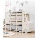 Portable wardrobe, car-shaped wardrobe, children toy storage cabinet, large capacity wardrobe