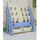 Children's plastic bookshelf, picture book storage shelf, kindergarten shelf, multi-layer simple bookcase