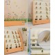 Children's plastic bookshelf, picture book storage shelf, kindergarten shelf, multi-layer simple bookcase
