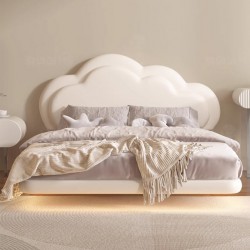 French cream colored children's bed, comfortable and trouble-free, perfectly designed bed for two