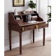 American retro solid wood desk, computer desk with bookcase combination, children's study desk, bedroom table