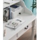 American retro solid wood desk, computer desk with bookcase combination, children's study desk, bedroom table