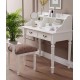 American retro solid wood desk, computer desk with bookcase combination, children's study desk, bedroom table
