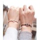 A pair of small rubber bands that vibrate to remember the impulse of long-distance love