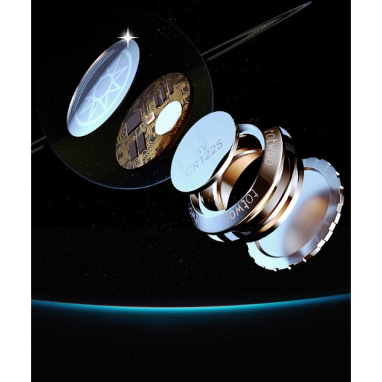 A pair of small rubber bands that vibrate to remember the impulse of long-distance love
