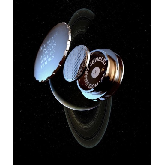 A pair of small rubber bands that vibrate to remember the impulse of long-distance love