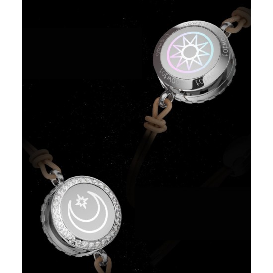 A pair of small rubber bands that vibrate to remember the impulse of long-distance love