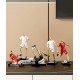 A beautiful decoration for a boys desk and bookshelves can also be used for work, office and living room