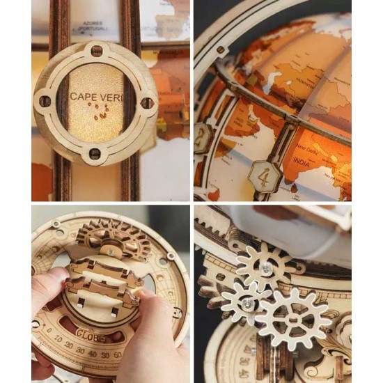 Alarm clock in the form of a motorcycle for a nostalgic style, Clock as decor, old-fashioned atmosphere in the house