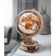 Alarm clock in the form of a motorcycle for a nostalgic style, Clock as decor, old-fashioned atmosphere in the house